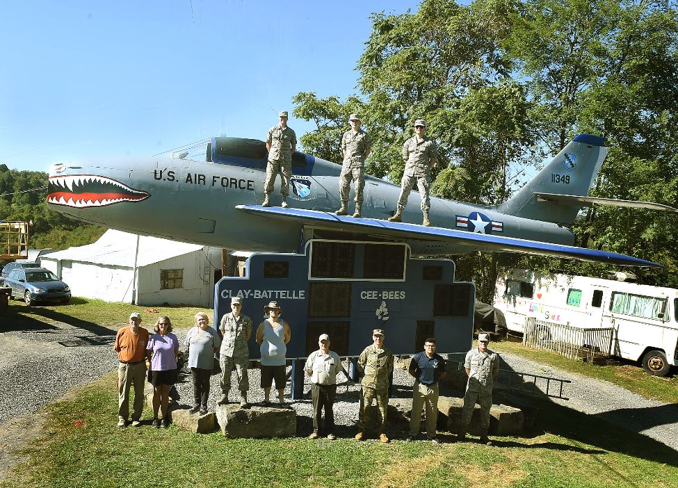 Air Force WVU ROTC and other volunteers