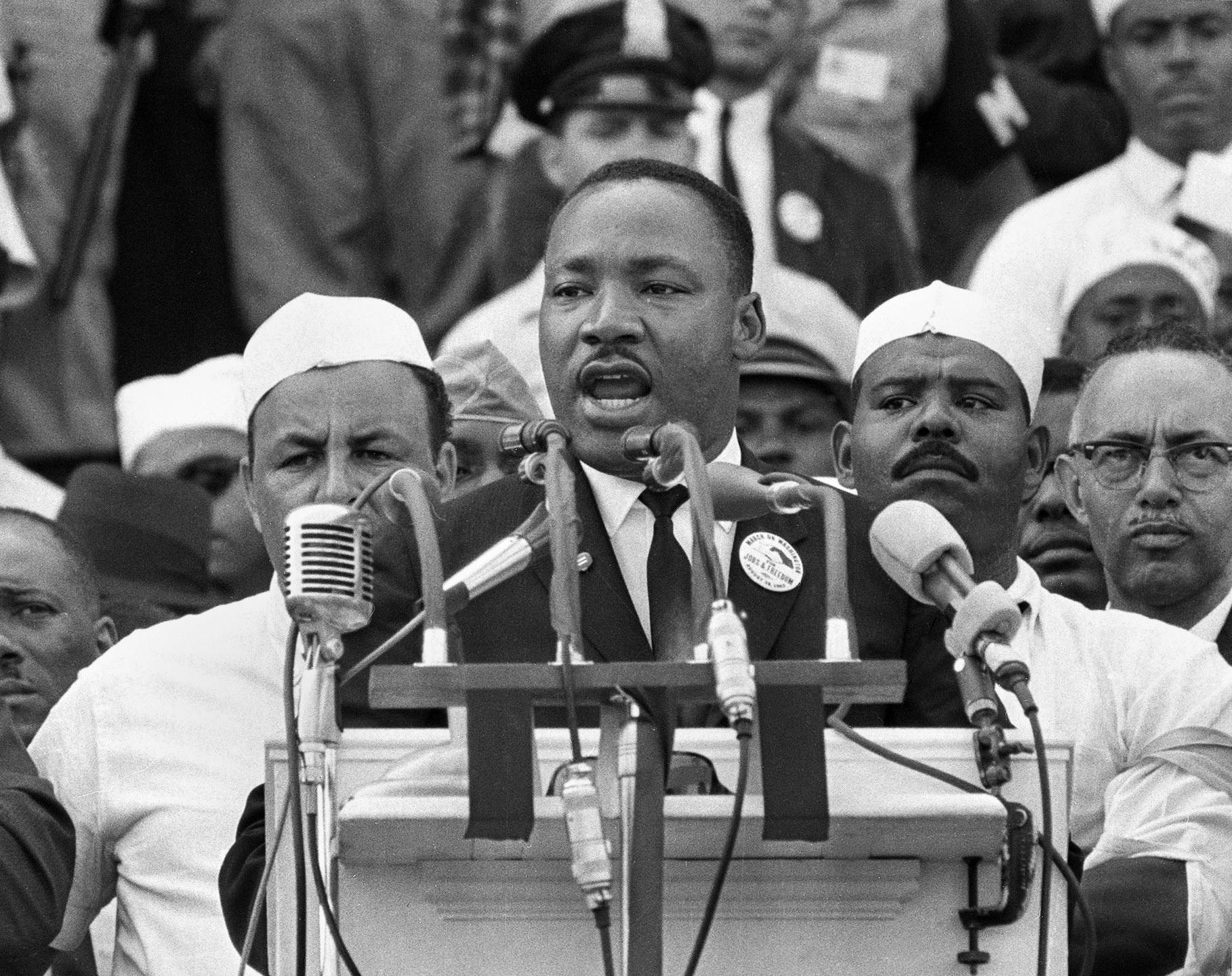 Dr. King giving his "I Have a Dream" speech