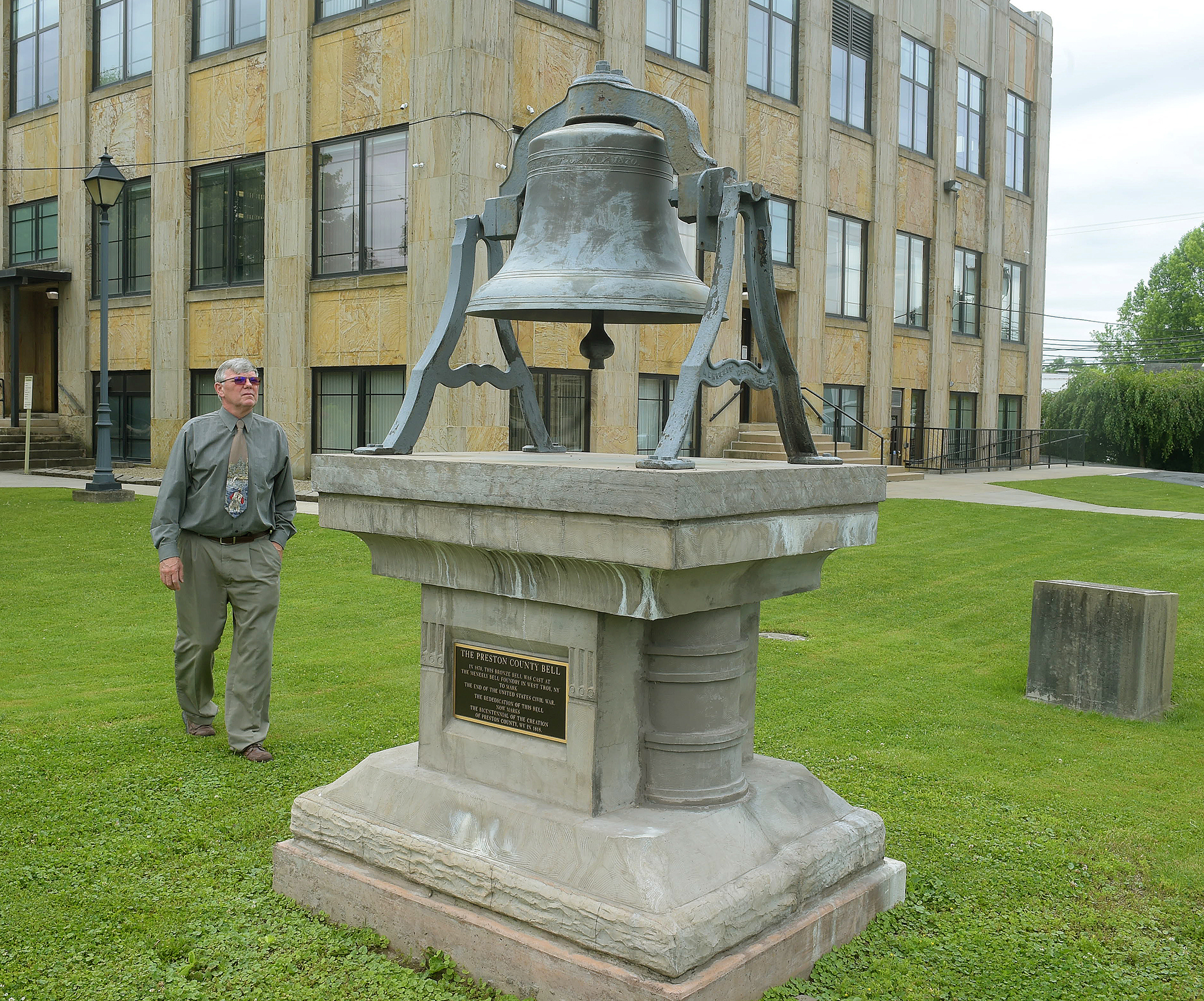 bell in court yard