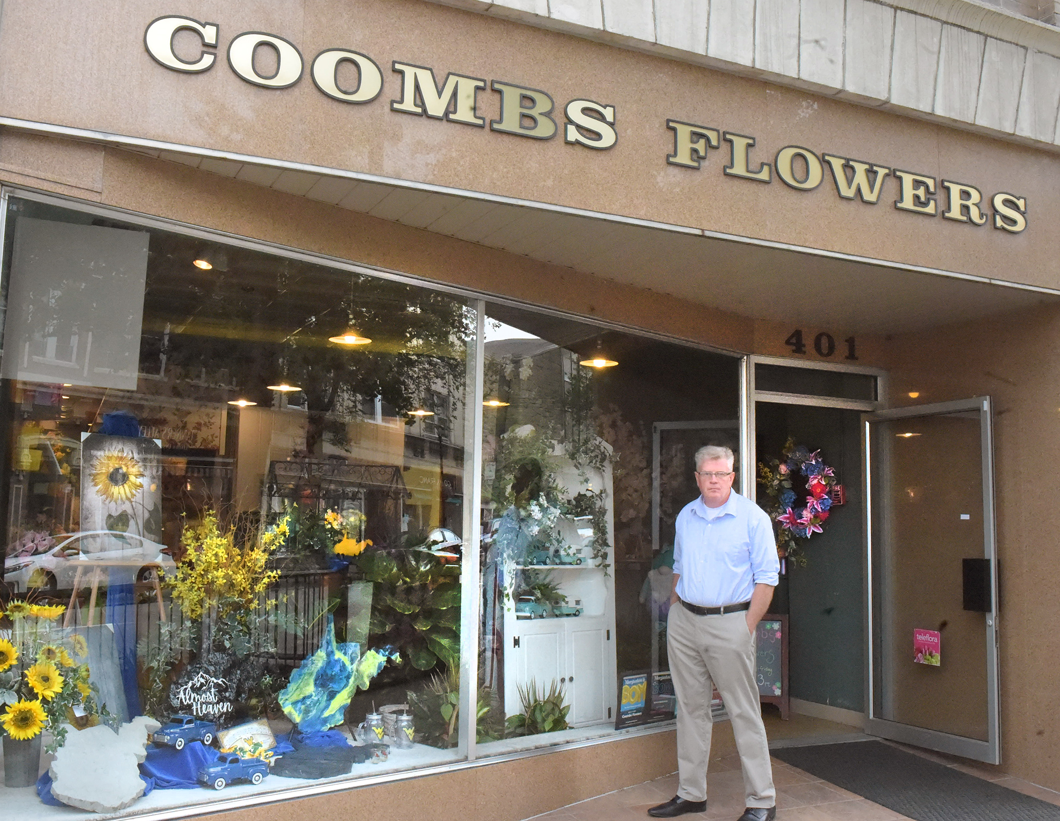 Coombs Flowers owner Jim Coombs