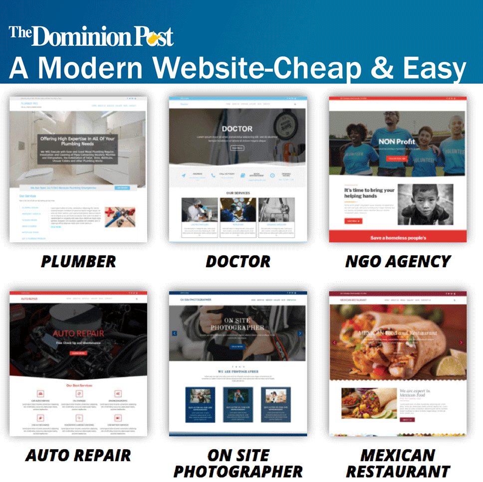 web design ad templates