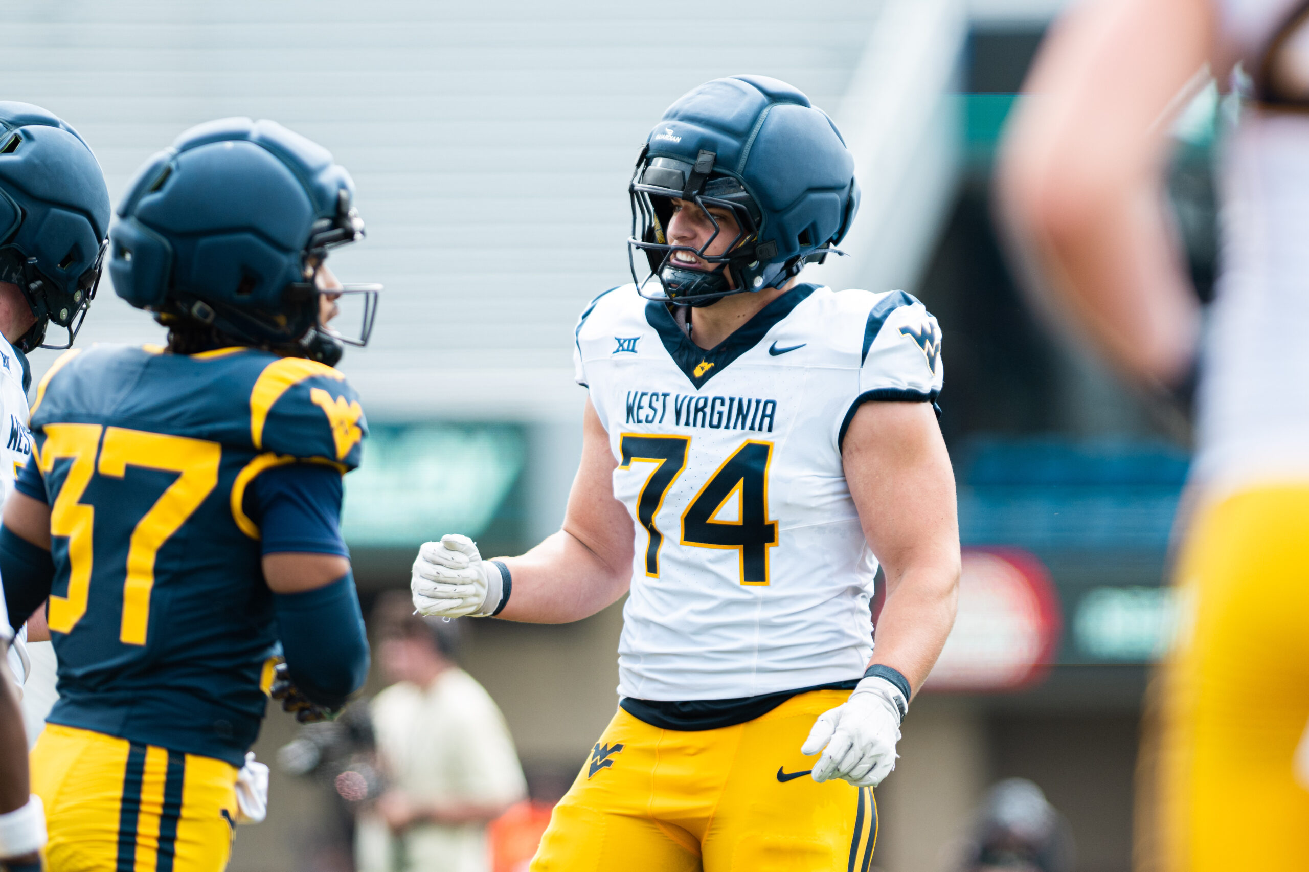 WVU’s offensive line is bigger, stronger, looks different from 2025’s group