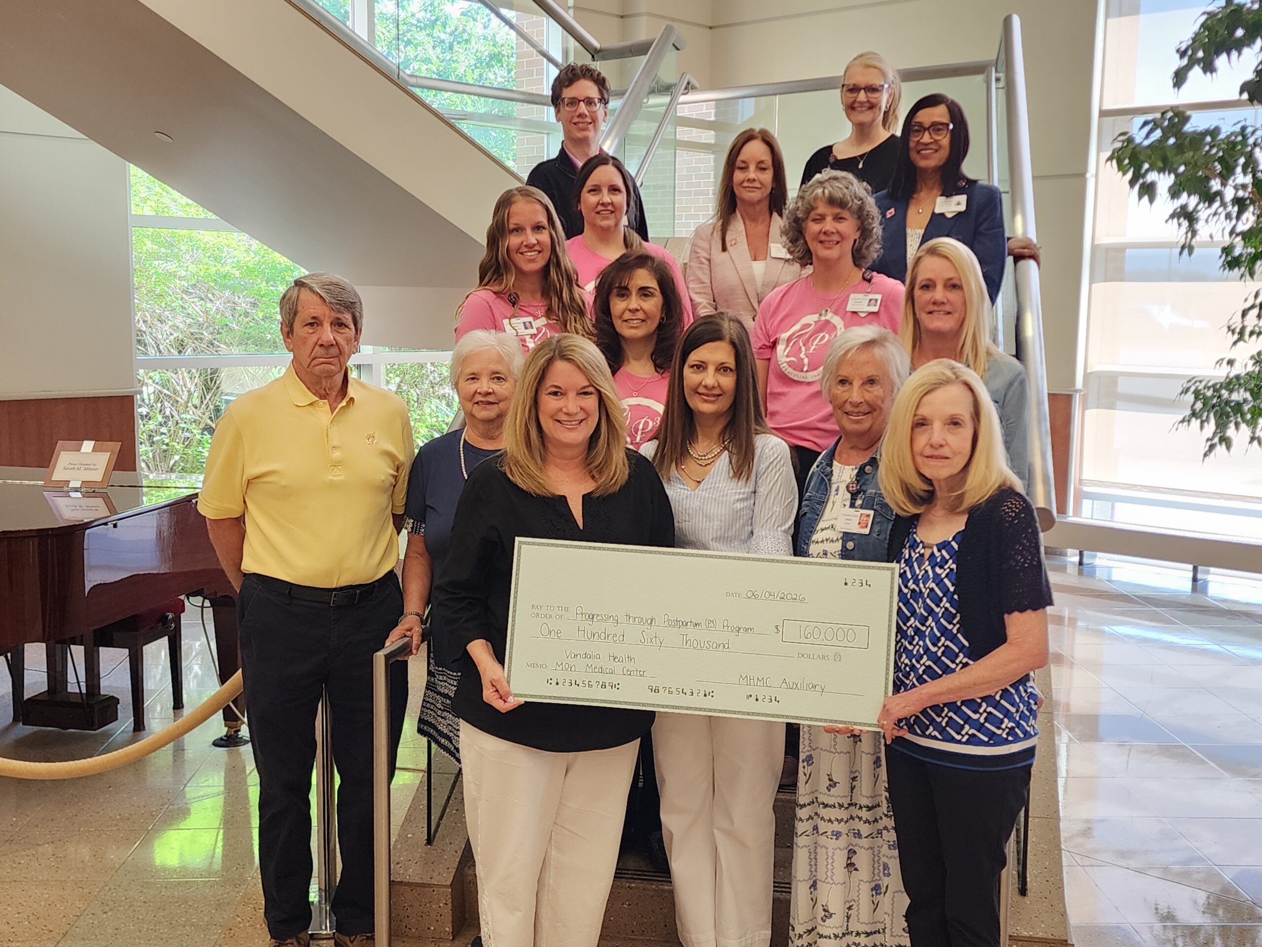 Mon Health Medical Center Auxiliary donates $160K to P3 program